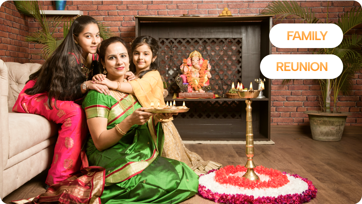 Create family Diwali cards